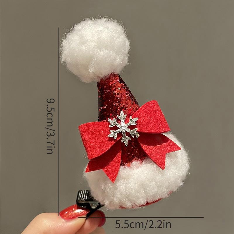 Christmas New Year Hair Clips Cartoon Deer Ear Headbands Hairpin Xmas Decor Gifts Navidad Festival Photo Props Hair Accessories