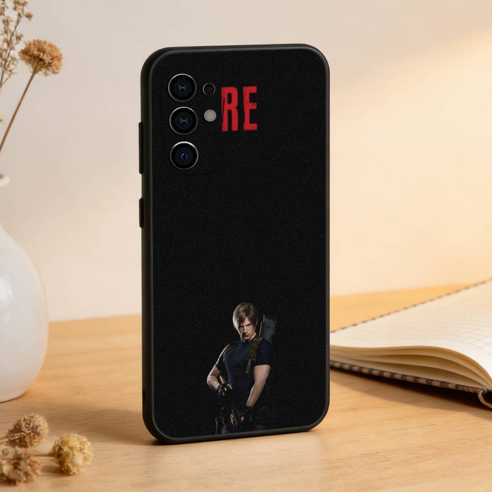 

Чехол для телефона Game Resident Evil Requiem Leon Черный Силиконовый Мягкий Для Samsung S25,S24,S21,S22,S23,S30,Ultra,S20,Plus,Fe,Lite Samsung S30plus5G