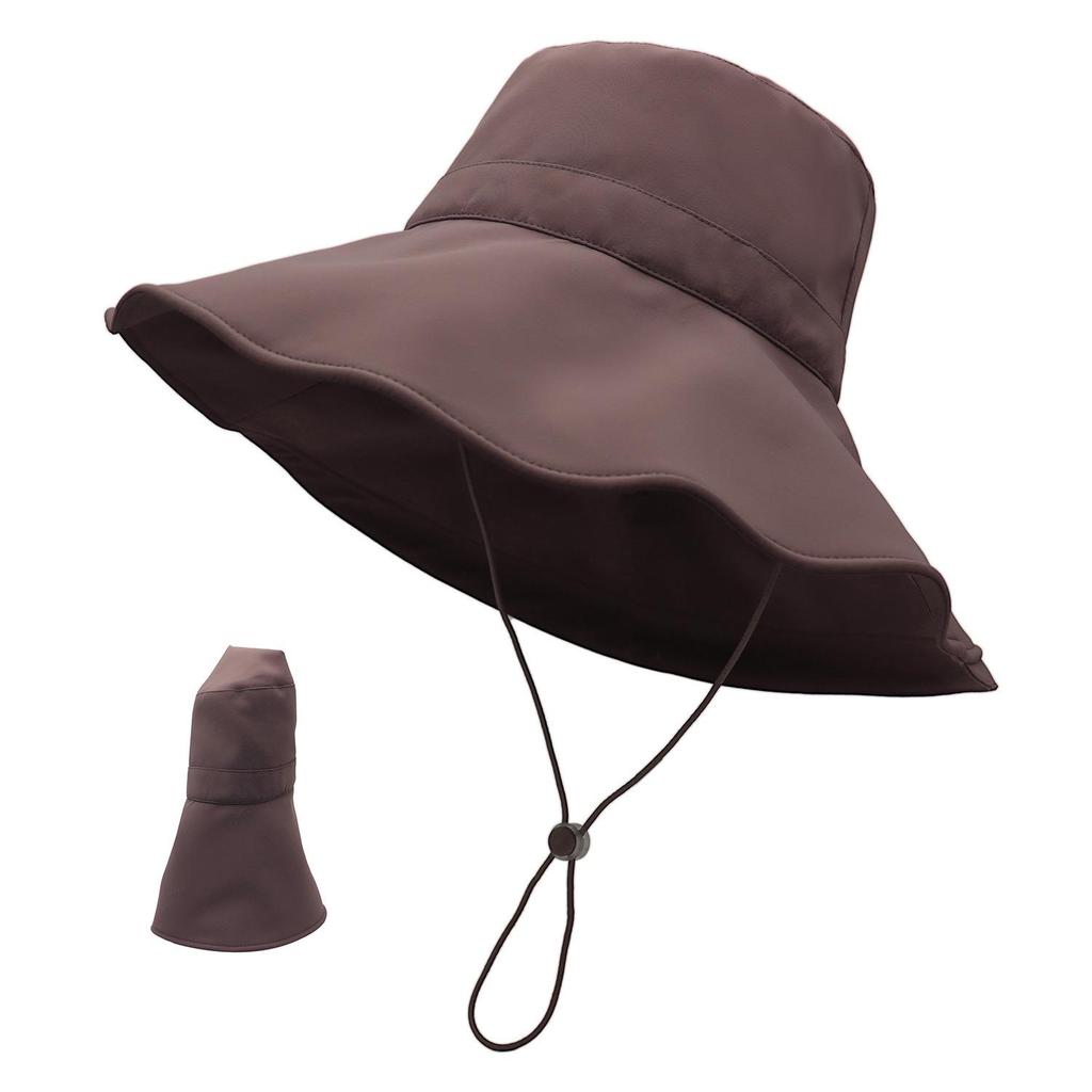 Women's Anti-UV Foldable Fisherman Hat with Large Brim for Summer/Spring Sun Protection