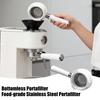 58MM Bottomless Portafilter with Puck Screen 3 Ears Stainless Steel Head Coffee Machine Handle Filter Basket Espresso Machine Replacement Accessories