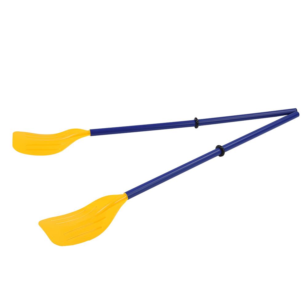 Detachable Kayak Paddle, 2 in 1 PVC Oar with Bidirectional Connector, for Inflatable Boat Canoe Fishing Boat Watersports