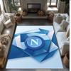 Napoli FC Soccer Football Pattern Soft Area Rug Non Slip Indoor Floor Carpet Sports Decor Mat for Bedroom