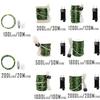 Green Cable LED Christmas String Fairy Lights Garland Outdoor Waterproof For Birthday Party Halloween Garden Room Decoration