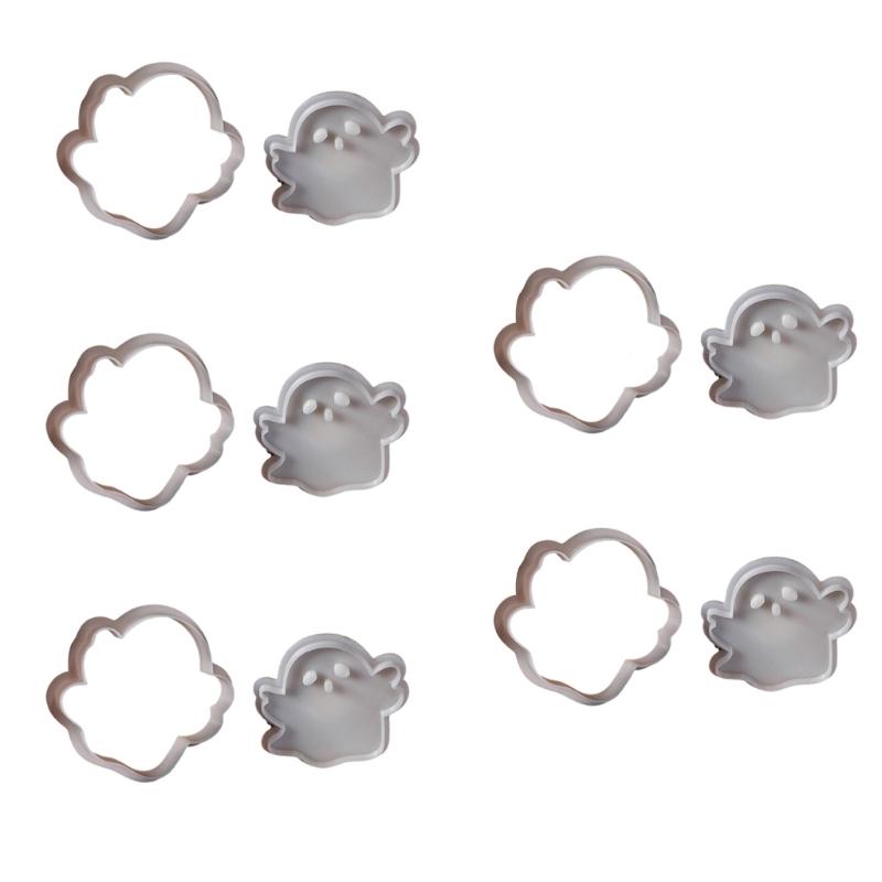 

Pack of 5 Halloween Biscuit Molding Pastrys Decorating Molds Devil Shape Biscuit Moulds Baking Supplies for Biscuit