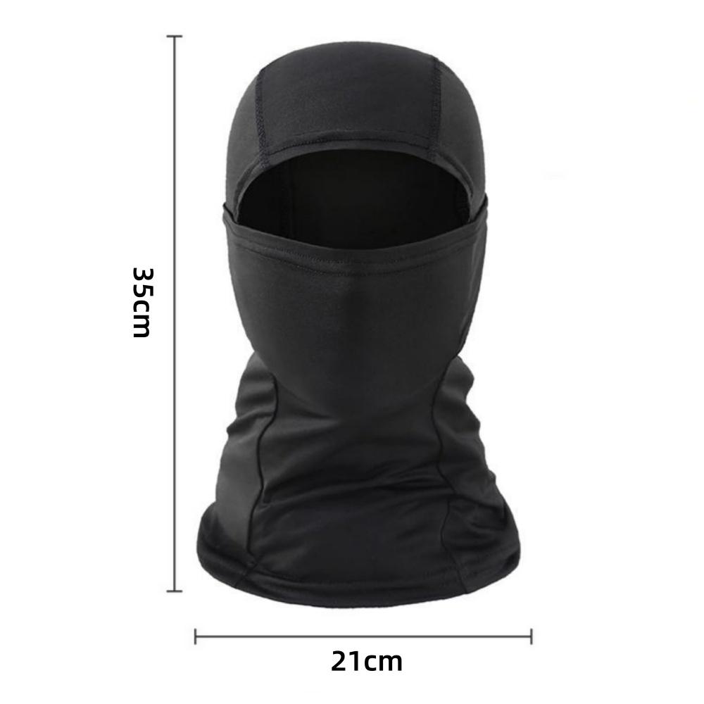 Full Face Mask Neck Warmer Black Windproof Cycling Ski Mask Hat For Men Women