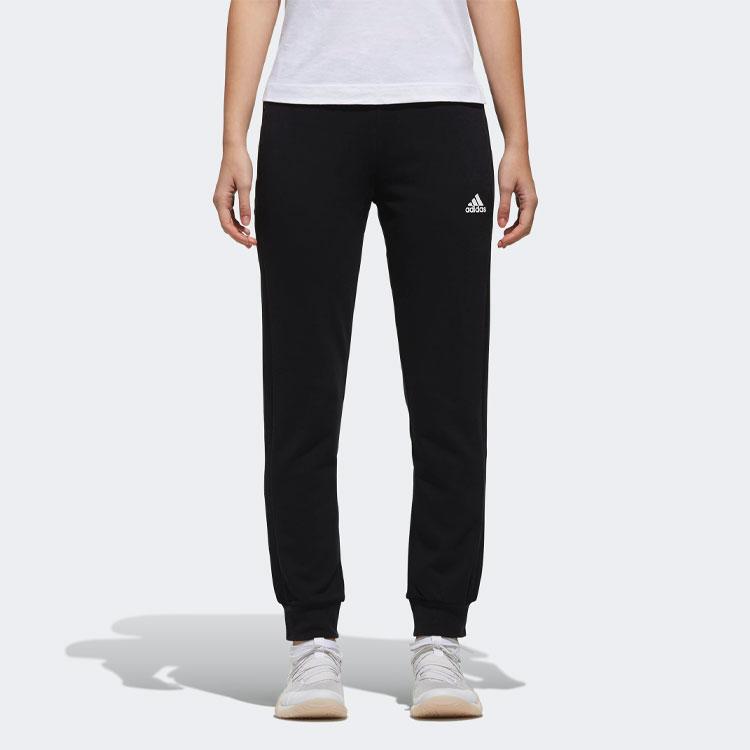 Adidas Pt Ft Ch 3S Solid Color Knit Tapered Sports Pants Women Pants Black DT8325