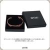 Magnetic Bracelet Open Bangle Red Copper Magnet Health Bracelet [ZIYMU] 6-Bead Men's type.A Zm-b-031