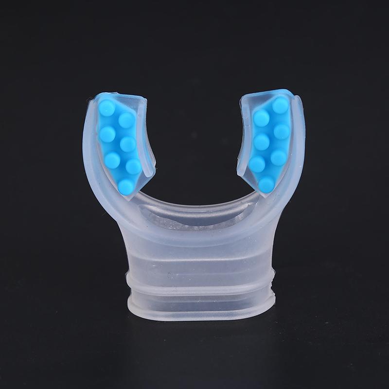 

Силиконовый одноразовый регулятор для подводного дайвинга, дыхательная трубка, трубка для погружения, регулятор рта синий