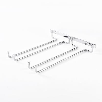 Hängender Weinglashalter aus Metall, an der Wand montiert, für Zuhause, Esszimmer, Restaurant, Küche, Party, Tassenaufbewahrung, Display-Rack, Regalständer