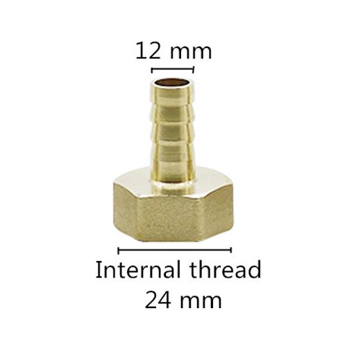 Hose Barb Connector copper  3/4" female Male Thread Pipe Fitting Barb Hose Pagoda Coupling Tail Connector 8/10/12/14/16mm hose