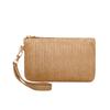 Women Fashion Weaving Bag Wristlet Clutch Daily Money Phone Bag Ladies Straw Woven Handbag New Summer Beach Wallet Bolsa