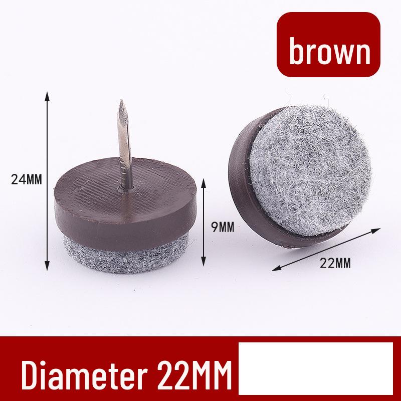 Nylon Anti-Slip Furniture Leveling Feet with Felt Pads