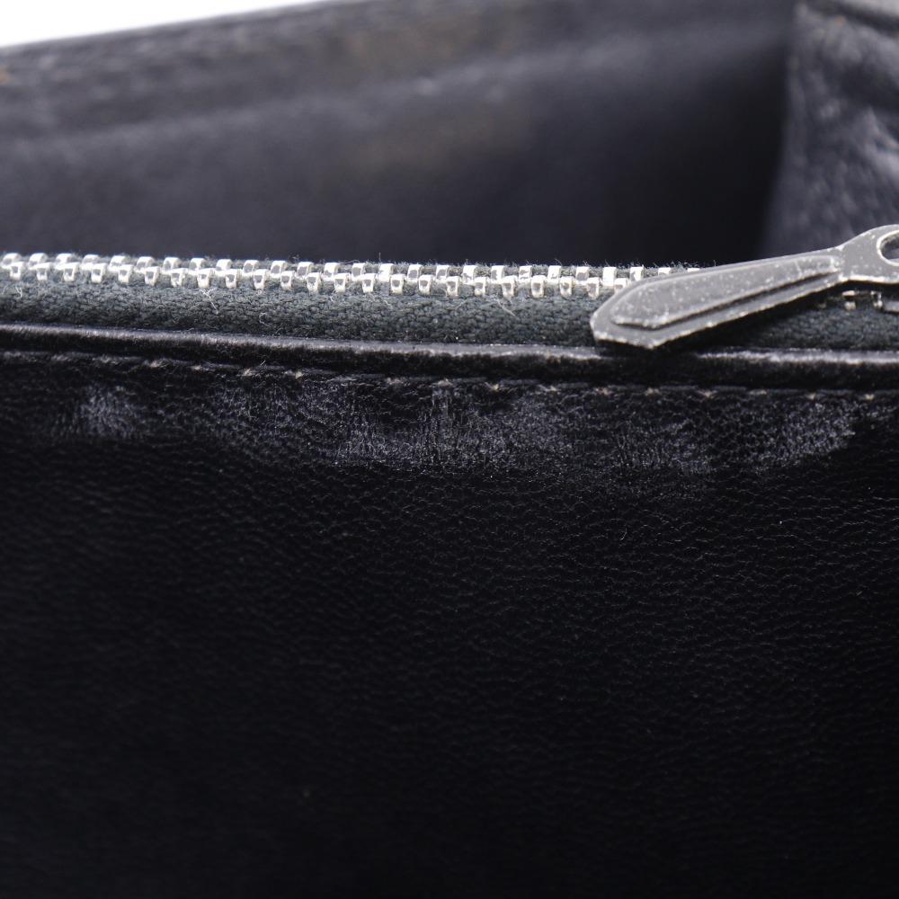 Gucci Old Gucci Shoulder Bag Vintage Black Calfskin Women Used