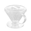 Plastic Hand Brewed Coffee Filter Cup Reusable Espresso Coffee Dripper Funnel Barista Brewing Tool Funnel Filters Coffeeware