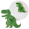 Jungenzimmer Wanduhr Cartoon Dinosaurier Uhr Kinder Schlafzimmer Dekorationen Holz Leise Stumme Uhr Geburtstagsgeschenk