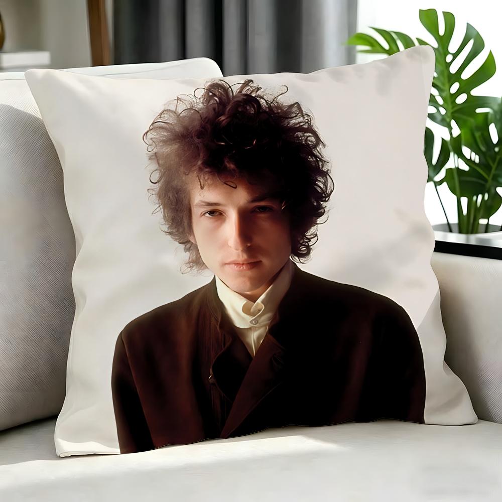 Band - Bob Dylan Cushion Cover Cushion Cover Set 4Pcs 50X50 45X45 40X40 Pillowcase Decorative Sofa Home Decor