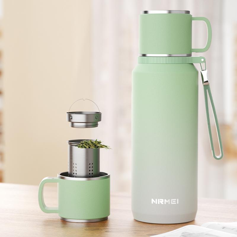 Double Wall Vacuum Flasks Stainless Steel Thermos Bottle for Tea and Coffee Large Capacity Insulated Water Bottle Thermos Cup