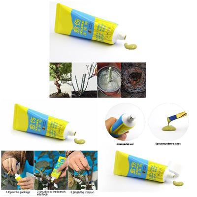 Tree Wound  Cut Paste Smear Pruning Compound Sealer with Brush Accessories Compound Sealer With Brush Smear 100g
