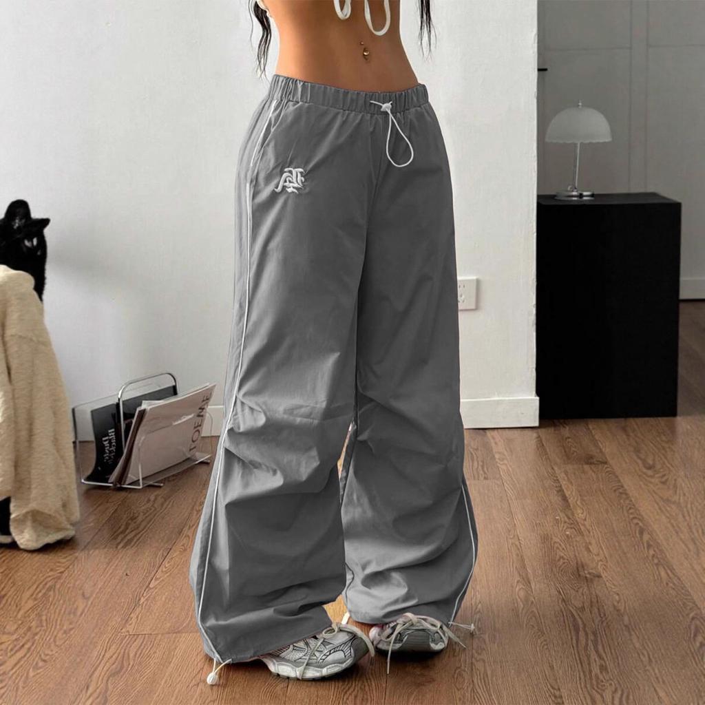 VEZFAA Damenmode, lässig, einfarbig, bedruckt, hohe Taille, Hosen, Hosen und Caprihosen