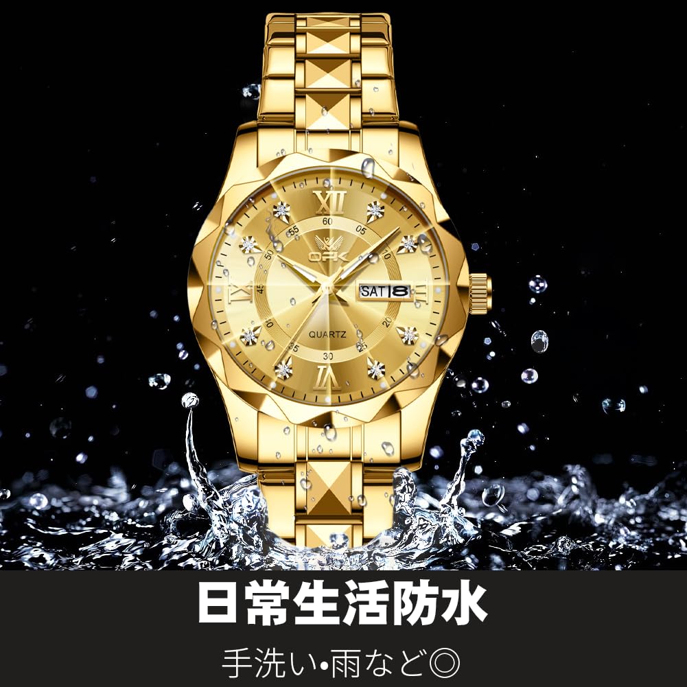 Stylish Women's Quartz Watch for Commuting, Featuring a Calendar, Day and Date Display, Round Face, 30mm Diameter, Stainless Steel, Japanese-made