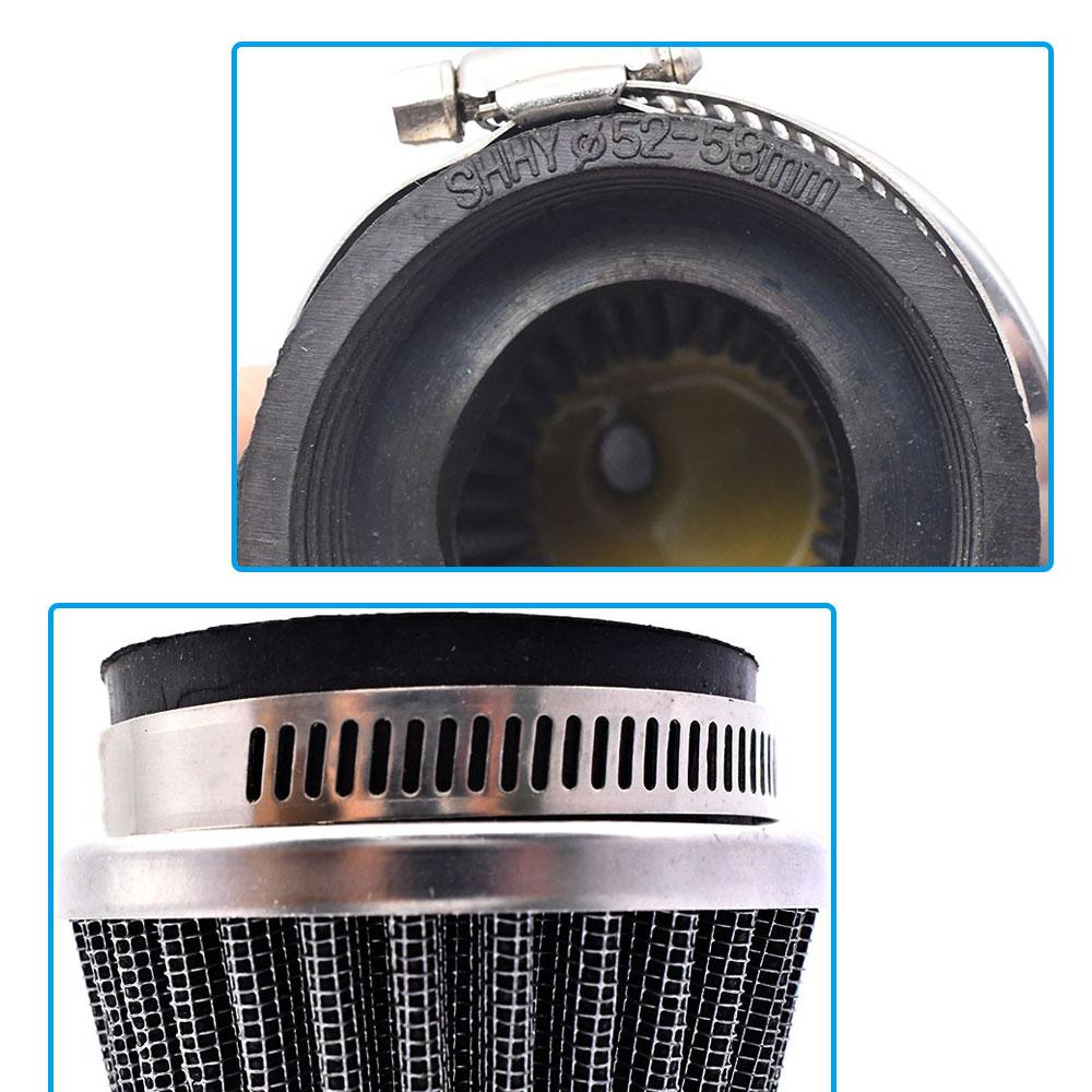 4pcs 54mm Mushroom Head Motorcycle Carburetor Air Filter Cleaner Intake for Kawasaki Motorcycle Nighthawk CB750 for Yamaha