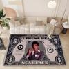 Scarface Movie Room Mats Cheaper Anti-slip Modern Living Room Balcony Printed Modern Home Decor
