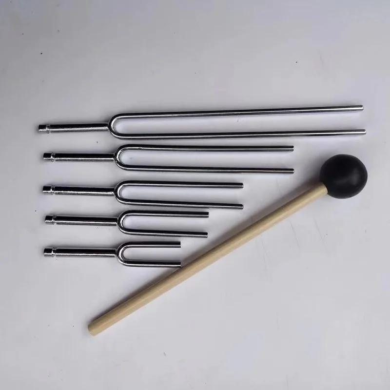 Tuning Forks Set Sound Healing 128 Hz Diapason Medical Tuning Fork 512 Hz Chakras Therapy Musical Percussion Instruments