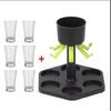 6 Shot-Gläser Spiele Spender Wein Whisky Bier Wein Spirituosen Spender Barzubehör Party Spiele Trinkwerkzeuge Glas Spender 5