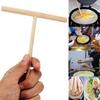 Kit di attrezzi da cucina per la casa con bastoncino per spalmare in legno per pastella per pancake, fai da te