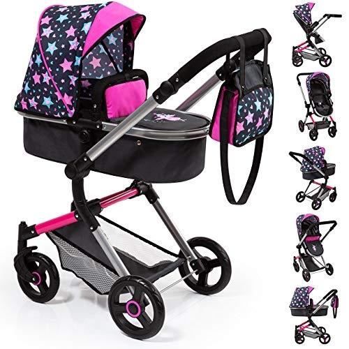 Poussette pour poupée Neo Vario - Bayer Design - Convertible - Pliable - Réglable