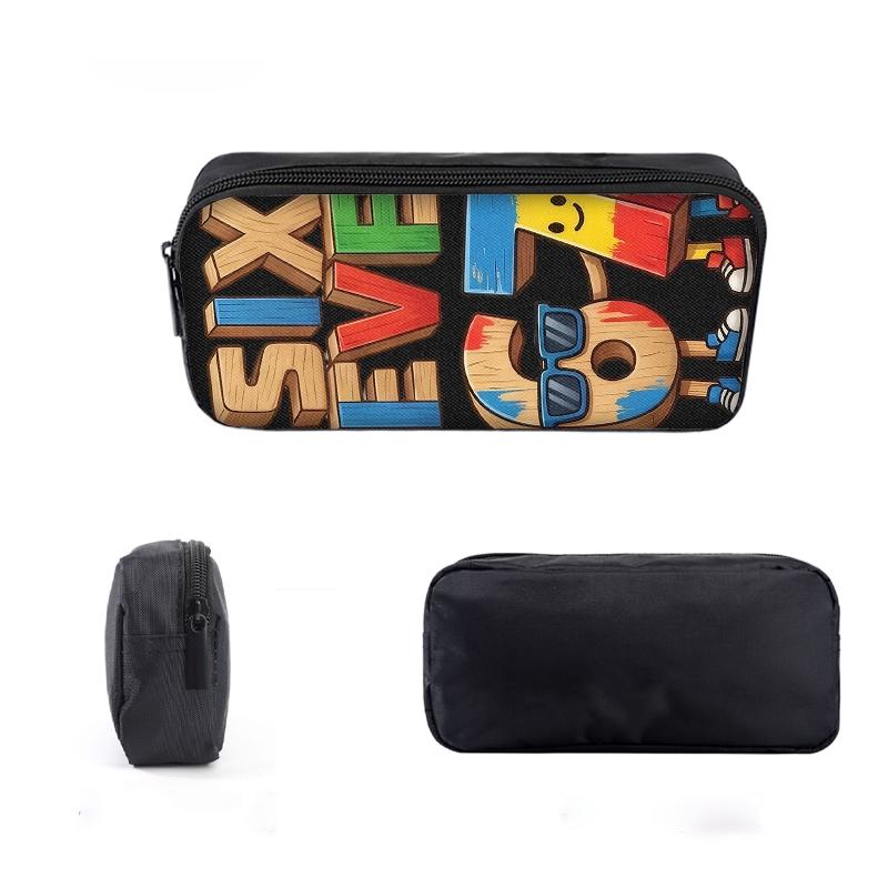 1/2/3/4/5PCS Numbered 6&7 Pattern Backpack Set | The Perfect Choice for School & Travel