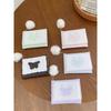 New Mini Mini Wallet for Women  Short and Cute Heart-shaped Little Fluffy Ball Wallet Korean Version Student Personality Zero Bag