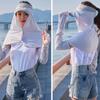 Summer Outdoor Sunshade Hat Curtain, Uv Resistant Sunshade Cloak, Safety Helmet, Baseball Cap, Sunshade Curtain