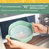 Silicone Popcorn Bowl Microwave Safe Reusable Collapsible Container with Lid  (BPA Free, FDA Certified)