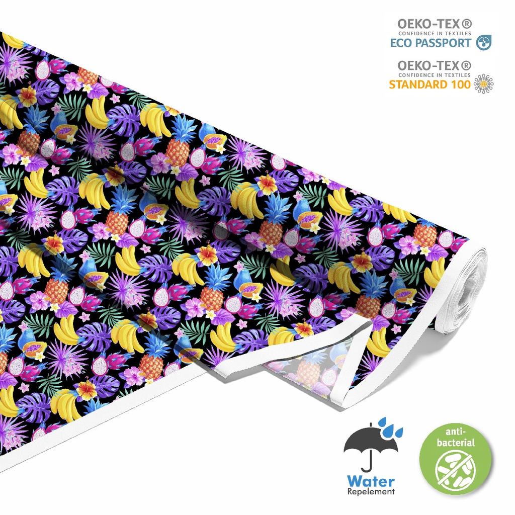 Outdoor Dekostoffe Oxford - Motiv Tropische Frucht I Dx223