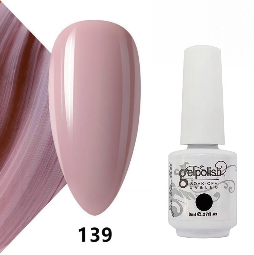 Amber Gel Polish Set: Gel Polish Manicure Kit with Whitening, Base Coat, and Sealer.