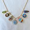 Copper Heart Shape Necklace For Women With Fresh Sweet Style Summer Jewelry Collection