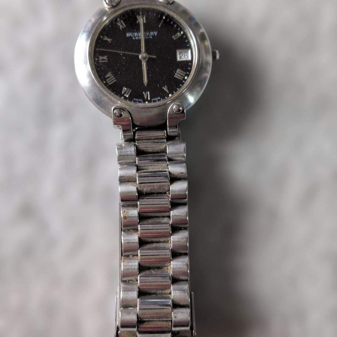 Used Burberry analog watch black