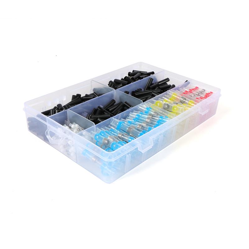 500pcs Waterproof Heat Shrink Butt Terminals Solder Seal Sleeve Wire Connectors