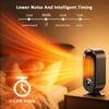Portable Electric Heater 1000W Indoor Space Heater Mini Desktop Heating Fan Hot Air Blower For Home Bedroom Winter Fan Heater