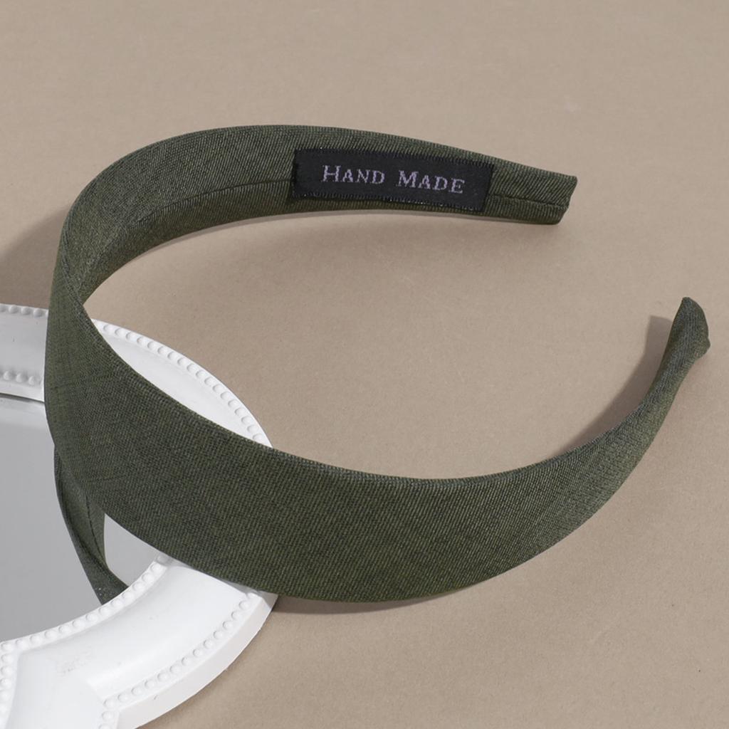 Wide edge satin headband plastic candy colored fashionable women's face wash headband hair accessory