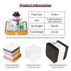 Tear-Away 3D Paper Art Notepad with Lights Tear-Away Paper Sculpture Art Calendar for Christmas Birthday Anniversaries