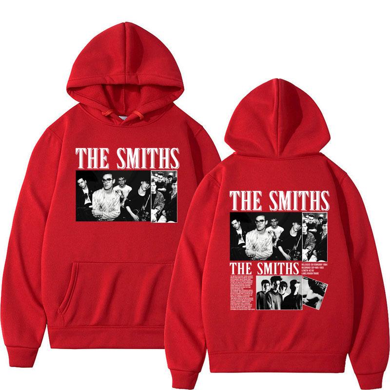 The Smiths The Queen Is Dead Print Hoodie Morrissey Marr Punk Rock Band Vintage Harajuku Men Women Oversized Long Sleeve