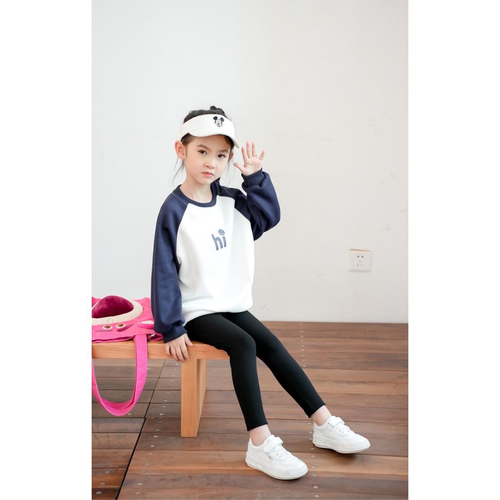 Spring and Autumn Girls' Pants Candy Colored Matte Warm Children's Bottom Pants Cotton Can Be Worn Inside Out Children's Pants