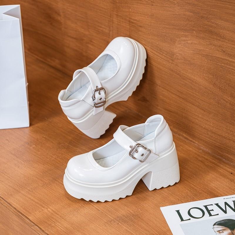 Fashion AIYUQI Women's Lolita Shoes Genuine Leather 2025 New High Heels Mary Jane Female Platform Pumps School Girls