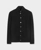 Brooks Brothers Wool Aran Cable Mock Neck Cardigan (Black) (Bbwcmmf404)