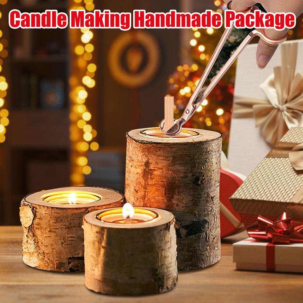 Candle Making Handmade Package, Wood Candle Wick Wood Wick Candle Manufacturing, DIY Crafts