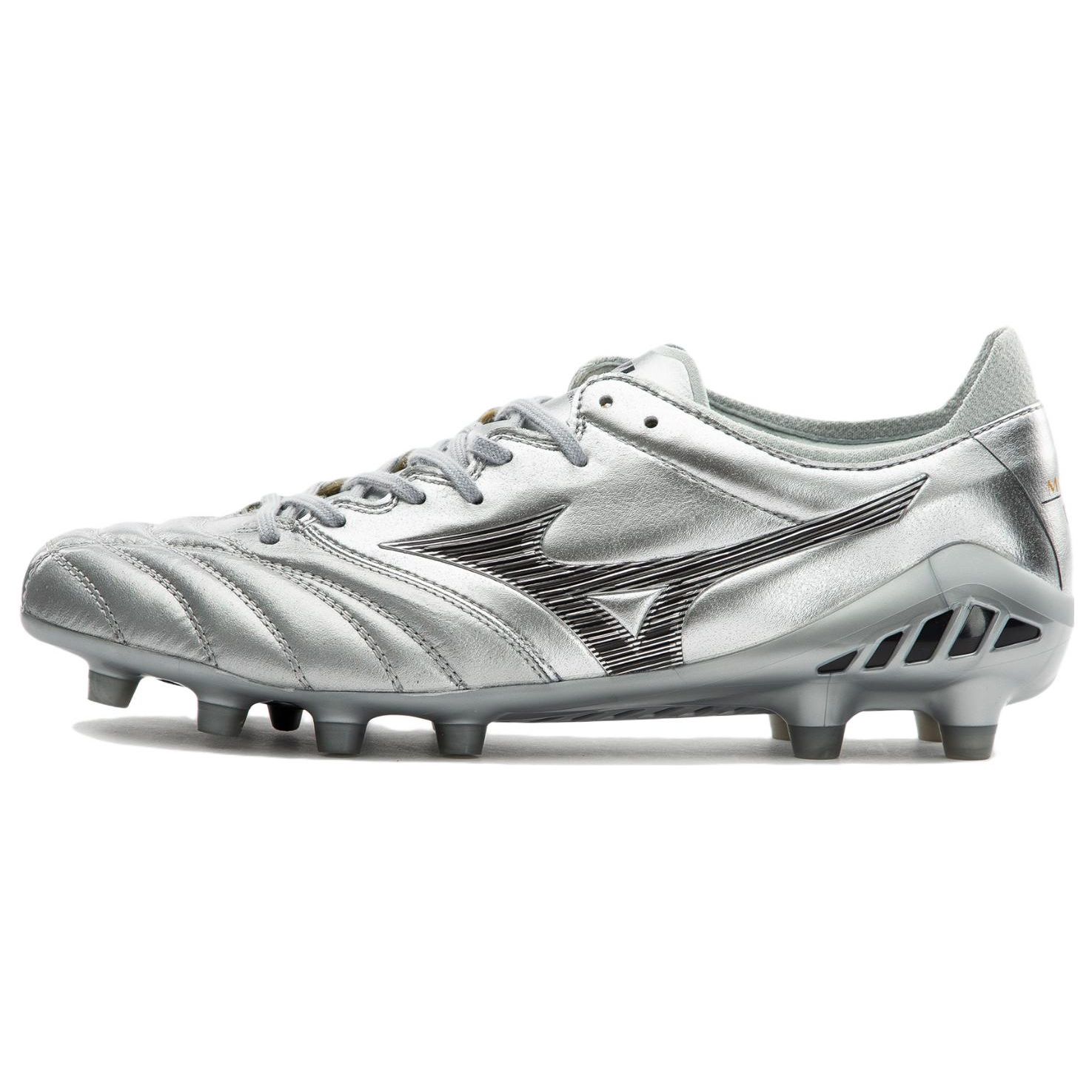 

Mizuno Morelia Neo Кенгуру Кожа Нескользящие Прочные Футбольные Бутсы для Искусственной Травы Серебристые Мужские Футбольные Бутсы P1GA218003 44