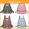 Stylish Macaron Color Canvas Backpack With Large Capacity For Travel And School Use