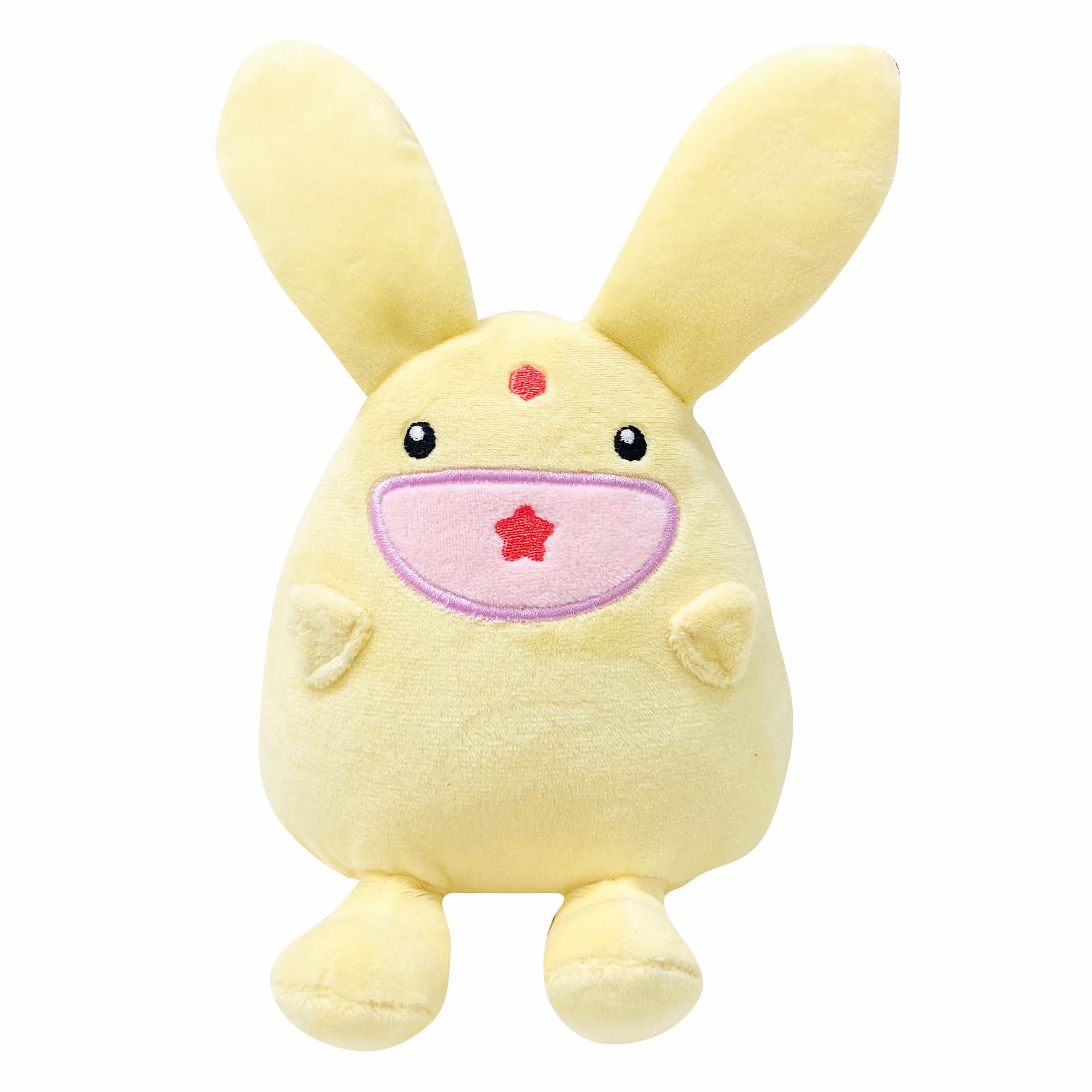 

MORIPiLO SEGA Puyo Puyo Carbuncle Character Pillow Mini Smartphone Stand 15cm Plush Toy Desktop Support Yellow Cute